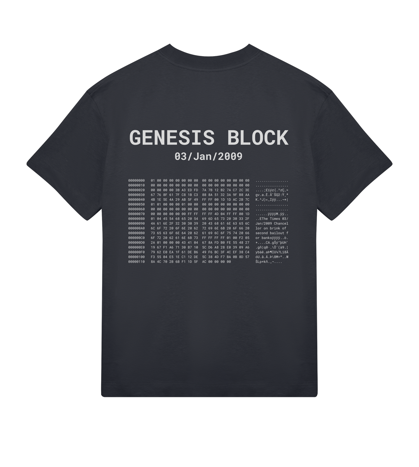 Genesis Block Mens Boxy Tee