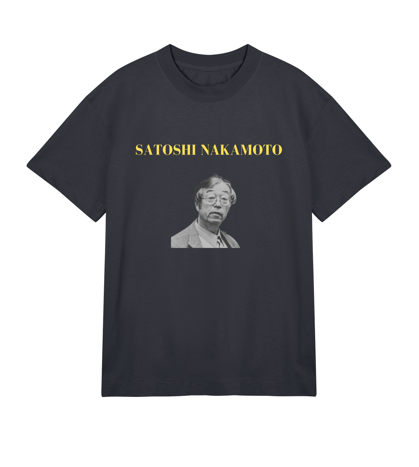 Satoshi Nakamoto Mens Boxy Tee