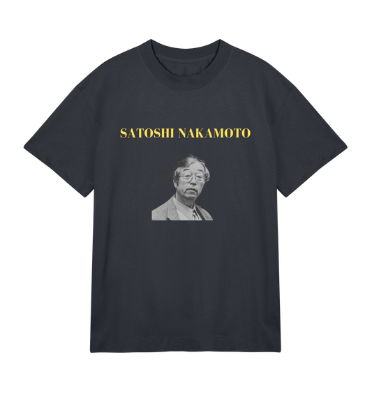 Satoshi Nakamoto Mens Boxy Tee